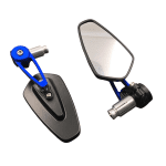 Rétroviseur Guidon Moto Bleu