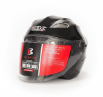Casque Moto Jet IBK- Noir Brillant