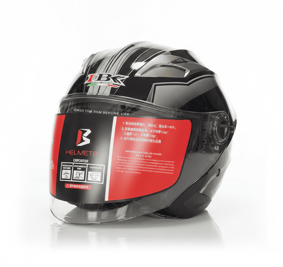 Gemini_Generated_Image_xi1998xi1998xi19 Casque Moto Jet IBK- Noir Gris – Image 1